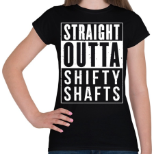 PRINTFASHION SHIFTY SHAFTS - Női póló - Fekete női póló
