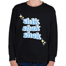 PRINTFASHION Shik Shak Shok - Gyerek pulóver - Fekete gyerek pulóver, kardigán