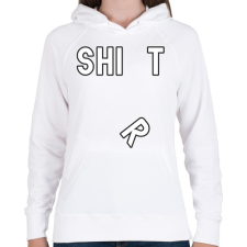 PRINTFASHION Shirt - Női kapucnis pulóver - Fehér női pulóver, kardigán