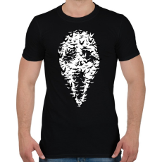 PRINTFASHION Sikoly denevérek - Férfi póló - Fekete