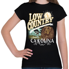 PRINTFASHION Síkság - Női póló - Fekete