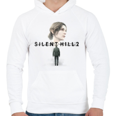 PRINTFASHION Silent Hill 2  - Férfi kapucnis pulóver - Fehér