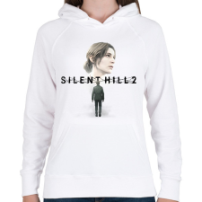 PRINTFASHION Silent Hill 2 - Női kapucnis pulóver - Fehér női pulóver, kardigán