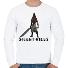 PRINTFASHION Silent hill 2 pyramid head - Férfi pulóver - Fehér