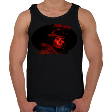 PRINTFASHION Simon "Ghost" Riley - Férfi atléta - Fekete atléta, trikó