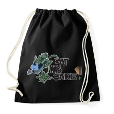 PRINTFASHION sims.cowplant - Sportzsák, Tornazsák - Fekete tornazsák