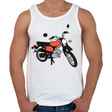 PRINTFASHION simson - Férfi atléta - Fehér atléta, trikó