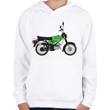 PRINTFASHION Simson  - Gyerek kapucnis pulóver - Fehér gyerek pulóver, kardigán