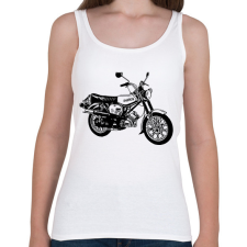 PRINTFASHION simson - Női atléta - Fehér női trikó