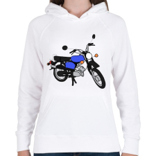 PRINTFASHION simson - Női kapucnis pulóver - Fehér női pulóver, kardigán