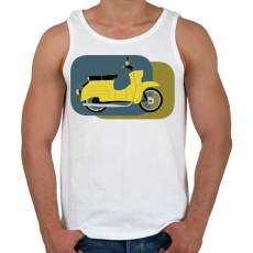 PRINTFASHION simson schwalbe2 - Férfi atléta - Fehér