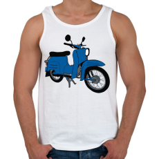 PRINTFASHION Simson Schwalbe - Férfi atléta - Fehér
