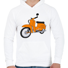 PRINTFASHION Simson schwalbe  - Férfi kapucnis pulóver - Fehér