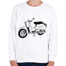 PRINTFASHION simson schwalbe - Gyerek pulóver - Fehér gyerek pulóver, kardigán