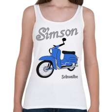 PRINTFASHION Simson schwalbe  - Női atléta - Fehér