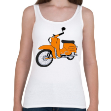 PRINTFASHION Simson schwalbe  - Női atléta - Fehér női trikó