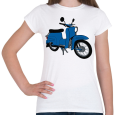 PRINTFASHION Simson Schwalbe - Női póló - Fehér