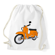 PRINTFASHION Simson schwalbe  - Sportzsák, Tornazsák - Fehér tornazsák