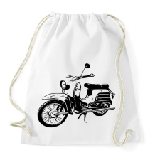PRINTFASHION simson schwalbe - Sportzsák, Tornazsák - Fehér tornazsák
