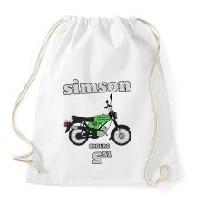 PRINTFASHION Simson  - Sportzsák, Tornazsák - Fehér tornazsák