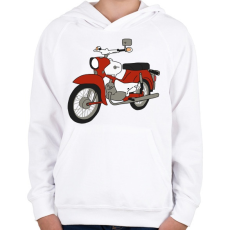 PRINTFASHION Simson Star - Gyerek kapucnis pulóver - Fehér