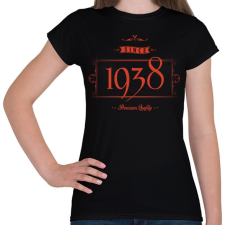 PRINTFASHION since-1938-red-black - Női póló - Fekete női póló