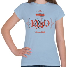 PRINTFASHION since-1940-red-black - Női póló - Világoskék