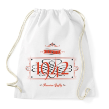 PRINTFASHION since-1942-red-black - Sportzsák, Tornazsák - Fehér tornazsák