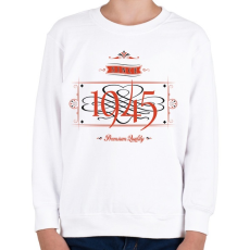 PRINTFASHION since-1945-red-black - Gyerek pulóver - Fehér