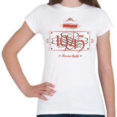 PRINTFASHION since-1945-red-black - Női póló - Fehér