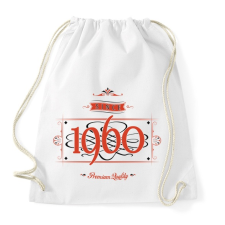 PRINTFASHION since-1960-red-black - Sportzsák, Tornazsák - Fehér tornazsák