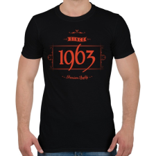 PRINTFASHION since-1963-red-black - Férfi póló - Fekete férfi póló