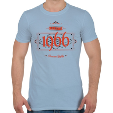 PRINTFASHION since-1966-red-black - Férfi póló - Világoskék