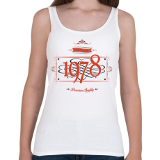 PRINTFASHION since-1978-red-black - Női atléta - Fehér