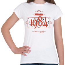 PRINTFASHION since-1984-red-black - Női póló - Fehér női póló