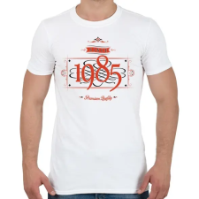 PRINTFASHION since-1985-red-black - Férfi póló - Fehér férfi póló