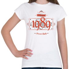 PRINTFASHION since-1989-red-black - Női póló - Fehér női póló
