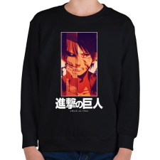 PRINTFASHION Singeki no kjodzsin character - Gyerek pulóver - Fekete gyerek pulóver, kardigán