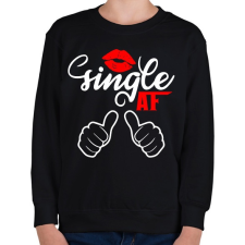 PRINTFASHION Single AF - Gyerek pulóver - Fekete gyerek pulóver, kardigán