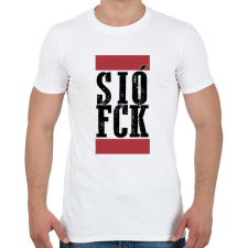 PRINTFASHION Siófck - Férfi póló - Fehér férfi póló