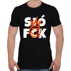 PRINTFASHION SIÓFCK - Férfi póló - Fekete