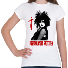 PRINTFASHION Siouxsie Sioux - Női póló - Fehér női póló