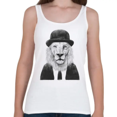 PRINTFASHION Sir lion - Női atléta - Fehér