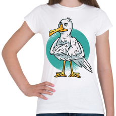 PRINTFASHION Sirály - Női póló - Fehér