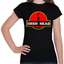 PRINTFASHION Siren head 5 - Női póló - Fekete női póló