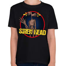 PRINTFASHION Siren head - Gyerek póló - Fekete gyerek póló