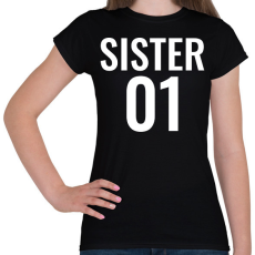 PRINTFASHION SISTER 01 - Női póló - Fekete