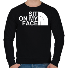 PRINTFASHION Sit on my face - Férfi pulóver - Fekete férfi pulóver, kardigán