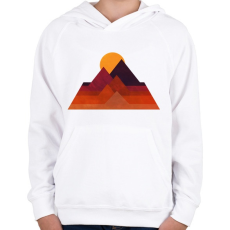 PRINTFASHION Sivatag 1 - Gyerek kapucnis pulóver - Fehér