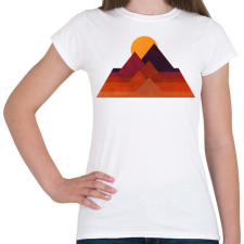 PRINTFASHION Sivatag 1 - Női póló - Fehér női póló